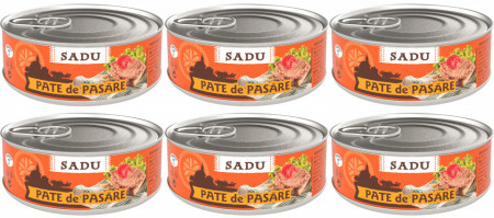 Sadu Pate de Pasare 6 buc x 100g