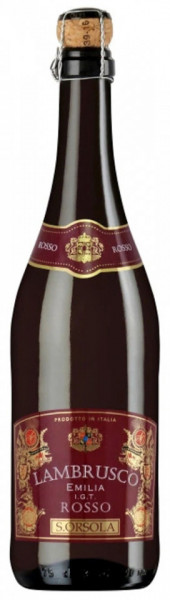 Sant’Orsola Lambrusco Emilia Vin Spumant Rosu 7.5% Alcool 750ml