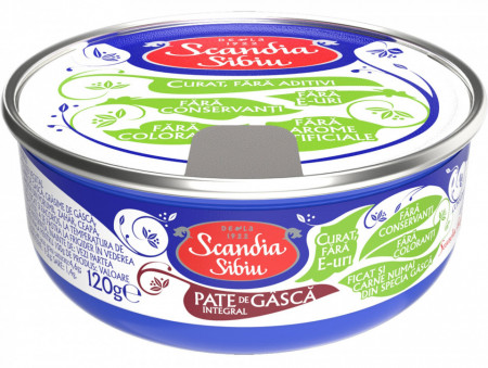 Scandia Sibiu Pate de Gasca Integral 120g