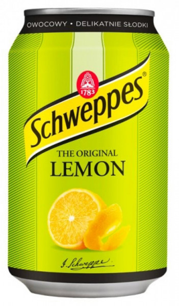 Schweppes Lemon Bautura Racoritoare Carbonatata cu Gust de Lamaie 330ML