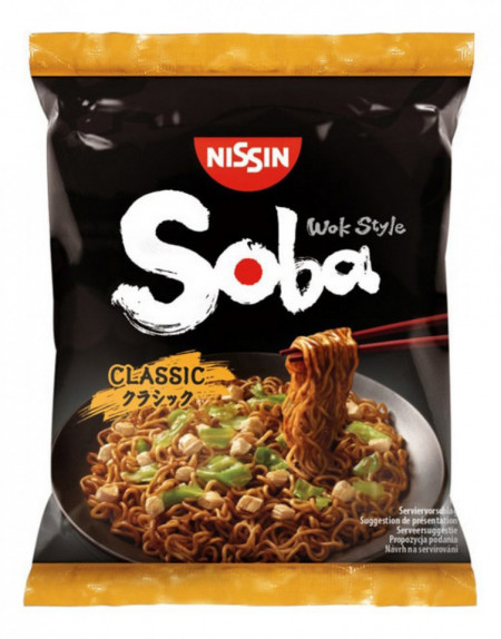 Soba Taitei Instant din Grau cu Sos de Condimente Yakisoba 109g
