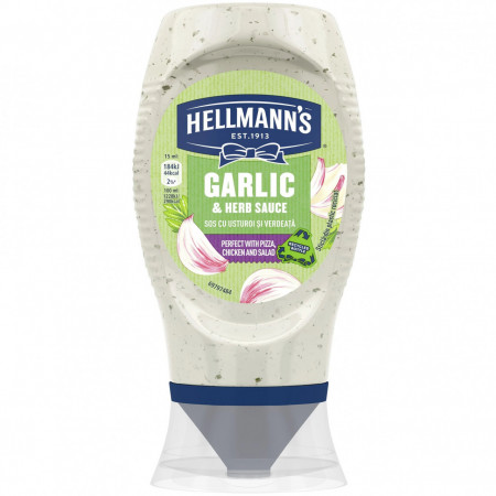 Sos cu Usturoi si Verdeata Hellmann's 250ml