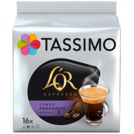 Tassimo L'or Espresso Lungo Profundo Capsule Cafea 16 capsule x 8g