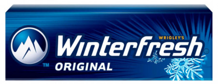 Wintefresh Original White Guma de Mestecat fara Zahar cu Indulcitori si Aroma de Menta 14g