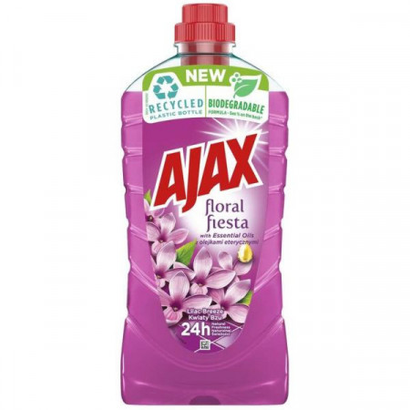 Ajax Detergent pentru Pardoseala cu Parfum de Liliac 1l