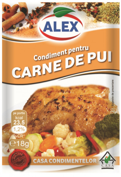 Alex Condiment pentru Carne de Pui 18g