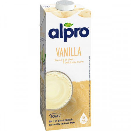 Alpro Bautura din Soia cu Aroma de Vanilie cu Adaos de Calciu si Vitamine 1L