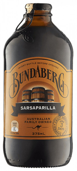 Bundaberg Bautura Nealcoolica Fermentata Carbogazoasa cu Sarsaparilla Ghimbir si Vanilie 375ML