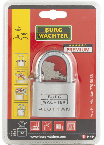 Burg Wachter Lacat din Aluminiu Alutitan 770 SB