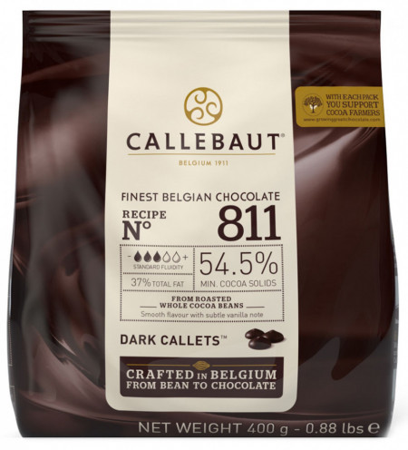 Callebaut Ciocolata Neagra 400g