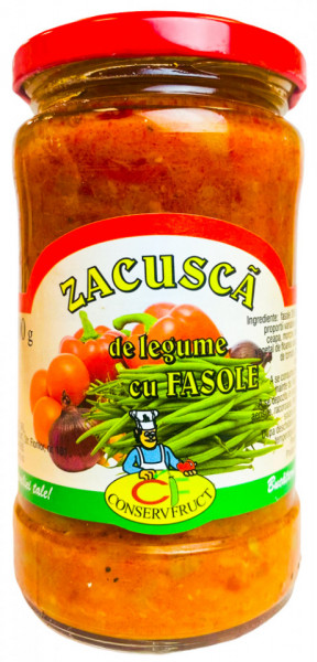 Cegusto Zacusca de Legume cu Fasole 300g