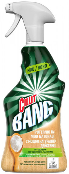 Cillit Bang Detergent pentru Suprafete Puternic in Mod Natural impotriva Grasimii 750ml