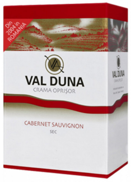 Crama Oprisor Val Duna Cabernet Sauvignon Vin Rosu Sec 14% Alcool 3L