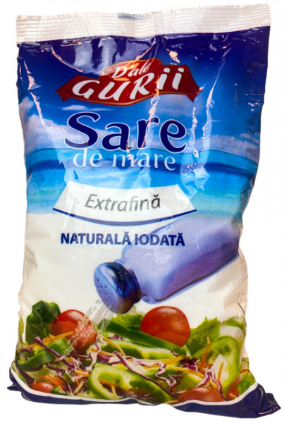 D'Ale Gurii Sare De Mare Extrafina Naturala Iodata 1Kg