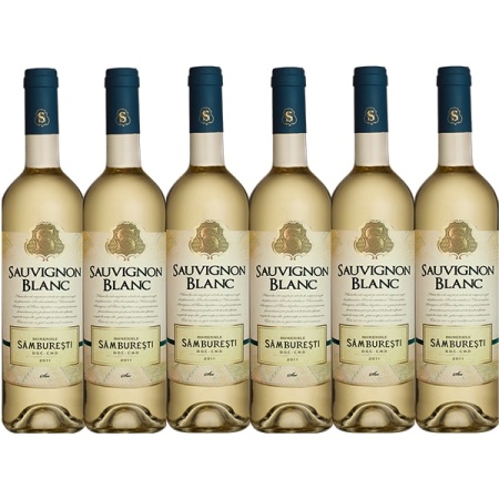 Domeniile Samburesti Sauvignon Blanc bax 0.75L x 6 sticle