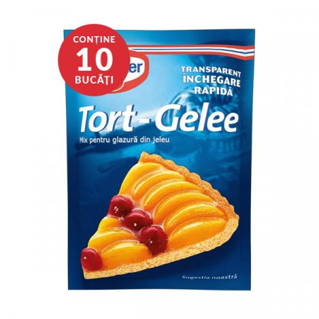 Dr.Oetker Mix pentru Glazura din Jeleu 10bucati x 8g