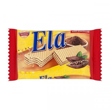 Ela Napolitane Dietetice cu Crema de Cacao si Fructoza 40g