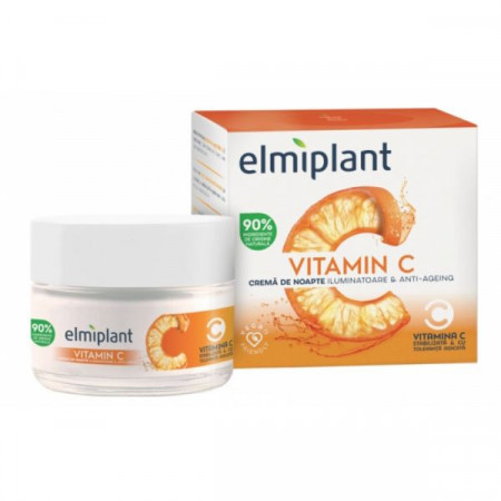 Elmiplant Vitamin C Crema de Noapte Iluminatoare Anti-Ageing 50ml
