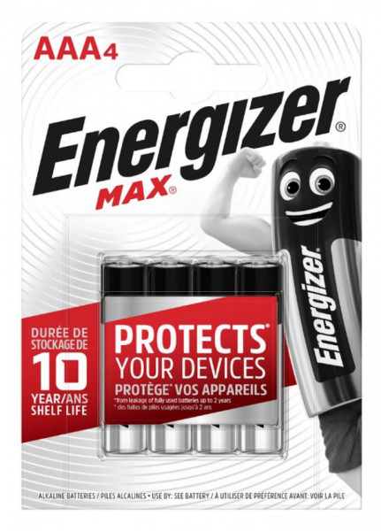 Energizer Baterii Alkaline Max AAA LR03 4buc