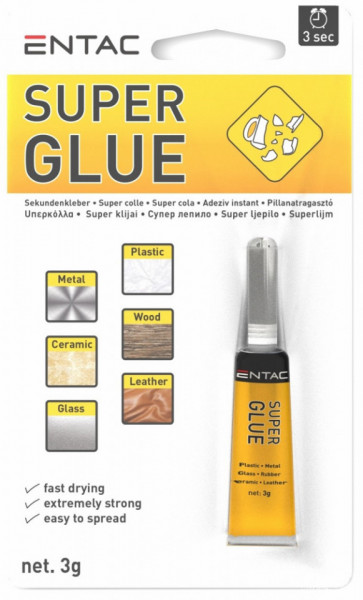 Entac Super Glue 3g