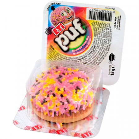 Eti Puf Biscuiti cu Bezea si Granule Colorate 18g