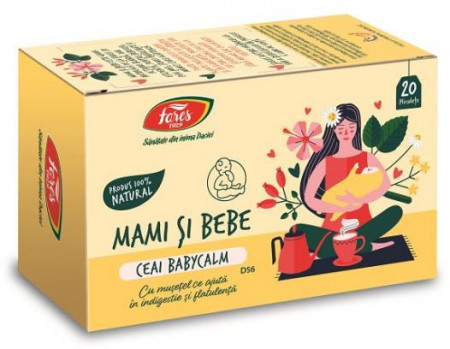 Fares Mama si Bebe Ceai Babycalm 20plicuri x 1g