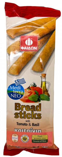 Fedon Grisine Mediterraneo cu Rosii si Busuioc 125g