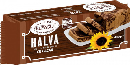 Feleacul Halva din Floarea Soarelui cu Cacao 400g