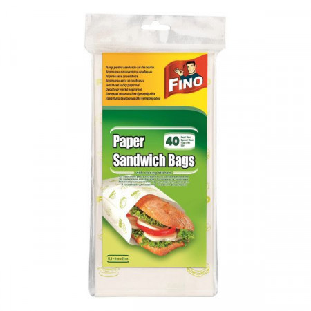 Fino Pungi pentru Sandwich din Hartie 40bucati