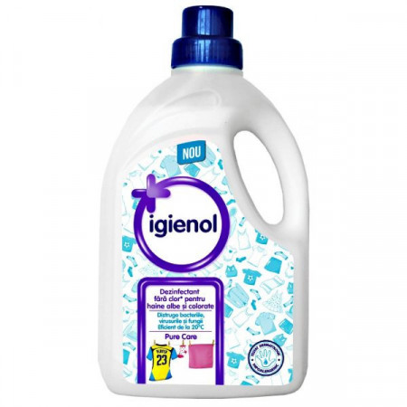 Igienol Pure Care Dezinfectant Lichid fara Clor pentru Haine 1.5l