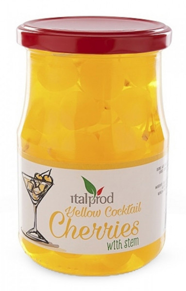 Italprod Cirese Galbene cu Codita pentru Cocktail 225g