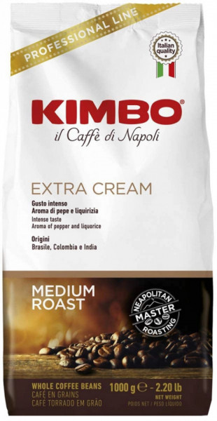 Kimbo Extra Cream Cafea Boabe Prajita 1Kg