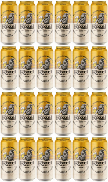 Kozel Bere Blonda Premium Doza 24 buc x 500ml