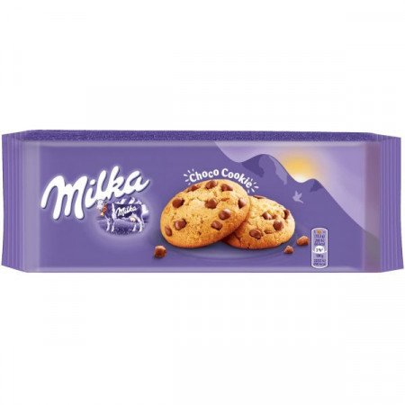 Milka Cookie&Choc Fursecuri cu Bucatele de Ciocolata Alpin 135g
