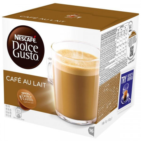 Nescafe Dolce Gusto Cafe Au Lait Cafea Prajita si Macinata 16 capsule 160g