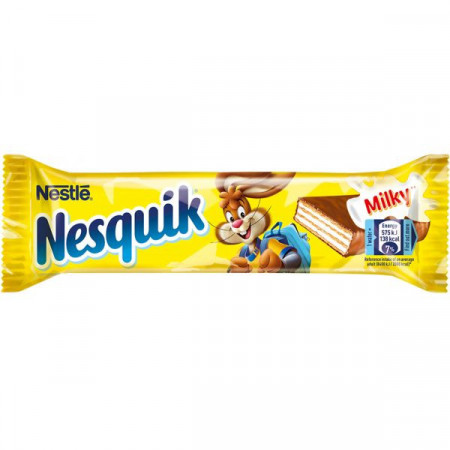 Nestle Nesquik Napolitana Milky cu Ciocolata si Lapte 26g