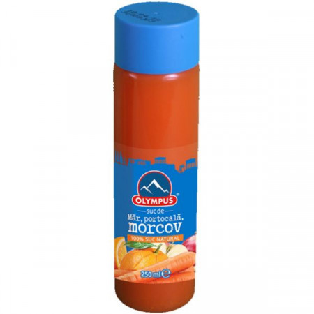 Olympus Suc de Mere Portocale si Morcovi 100% Natural 250ml
