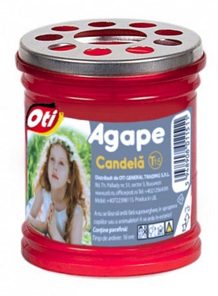 Oti Candela cu Capac T15 Agape