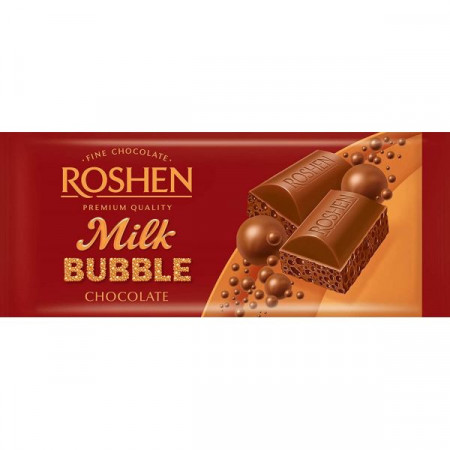 Roshen Ciocolata cu Lapte Aerata 80g