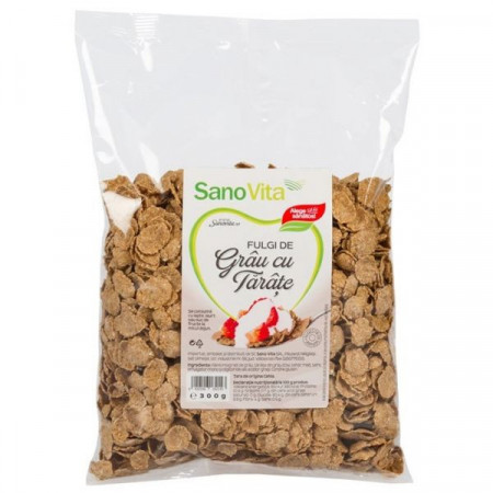 Sano Vita Fulgi de Grau cu Tarate 300g