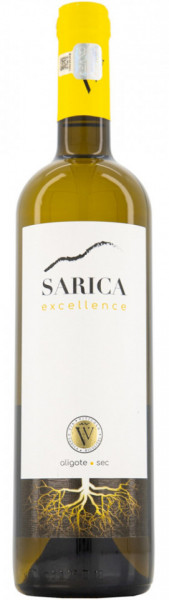 Sarica Excellence Aligote Vin Alb Sec 12.5% Alcool 750ml