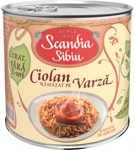 Scandia Sibiu Ciolan Rasfatat pe Varza 400g