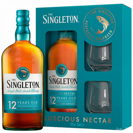 Singleton Dufftown Set Whisky Scotian 700ml + 1 Pahar si 1 Forma pentru Gheata