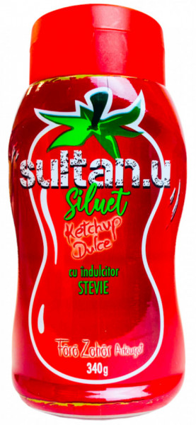 Sultanu Ketchup Dulce Siluet cu Indulcitor de Stevie 340g