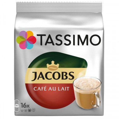 Tassimo Jacobs Cafe Au Lait Capsule Cafea 16 capsule x 11.5g