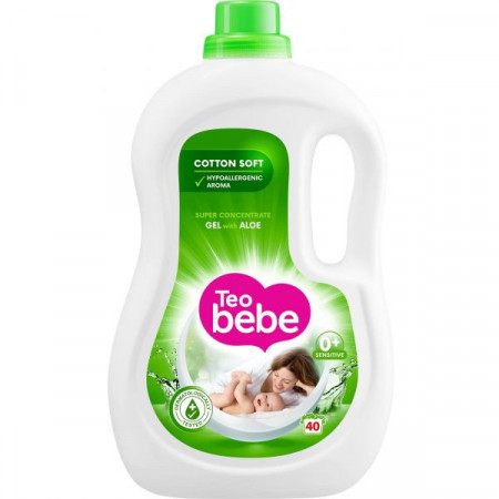 Teo Bebe Detergent de Rufe Lichid cu Lavanda pentru 40 Spalari 2.2L