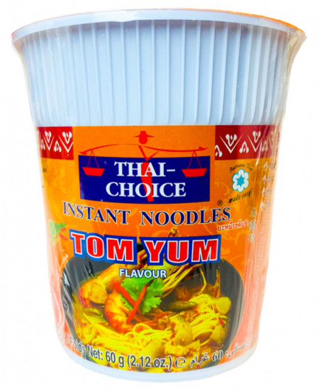 Thai Choice Tom Yum Supa Instant cu Fidea cu Aroma de Creveti 60g