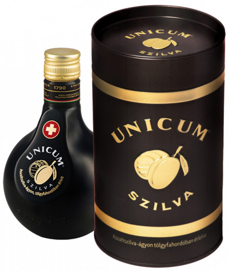 Unicum Szilva Zwack Lichior Cutie Metalica 34.5% Alcool 500ml