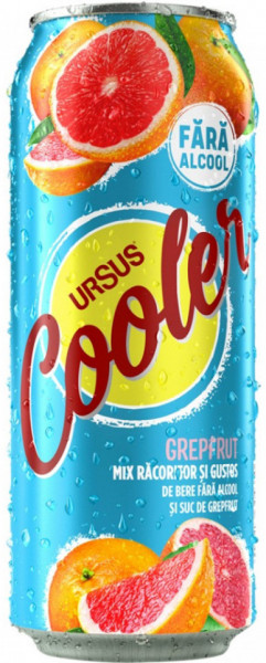 Ursus Cooler Bere cu Grapefruit 0% Alcool 500ML