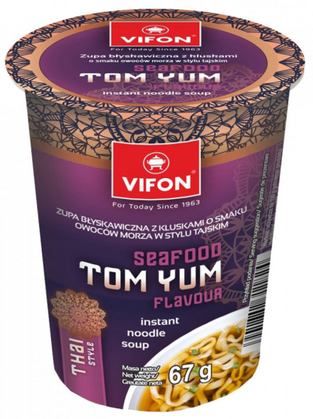 Vifon Supa de Taitei cu Fructe de Mare Tom Yum 67g